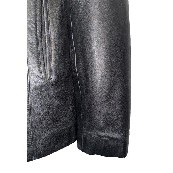 Pelle Studio Wilsons Leather Vintage Leather Blazer Jacket Size M - Picture 6 of 13